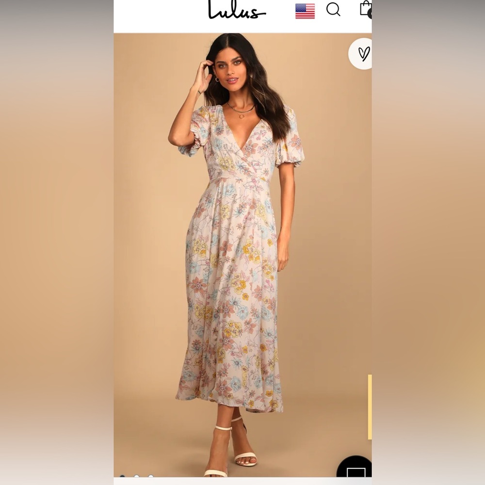 Flourishing Feelings Pink Floral Dress from LuLus